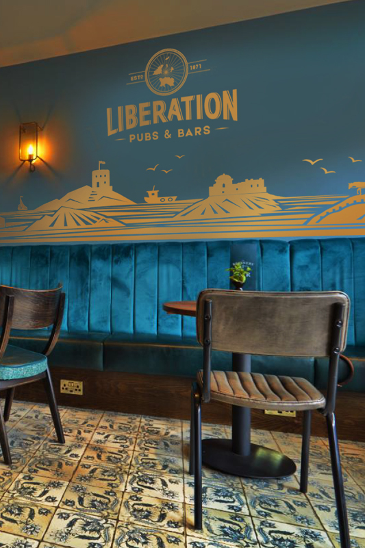 Liberation pub interior