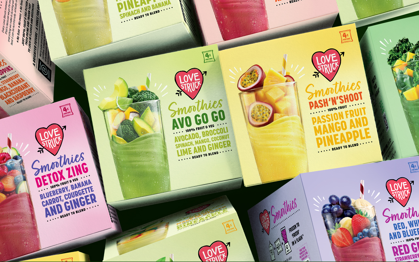 Love Struck retail cartons