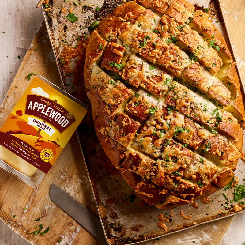 Applewood garlic bread