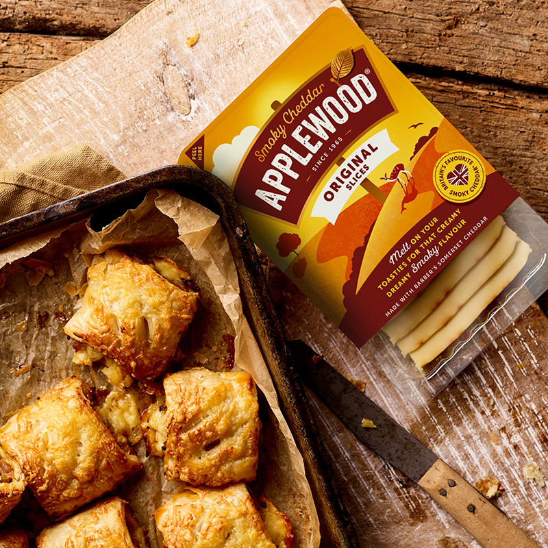 Applewood Slices cheese rolls