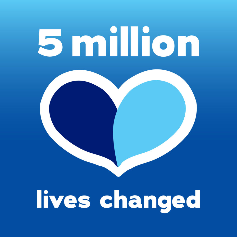 One Water 5 Million Lives Changed