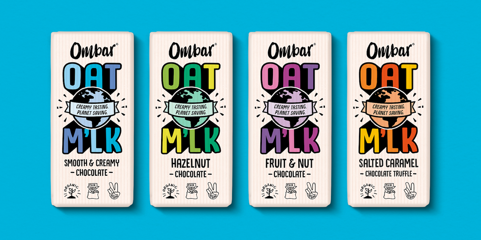 Ombar Oat M'lk pack design