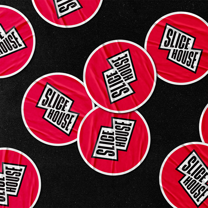 Slice House Stickers