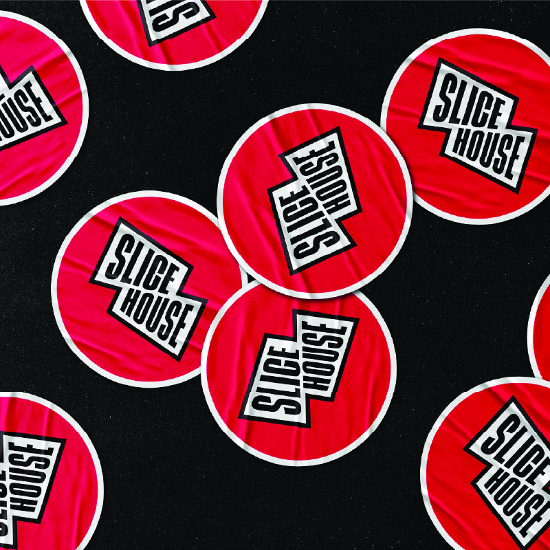 Slice House Stickers