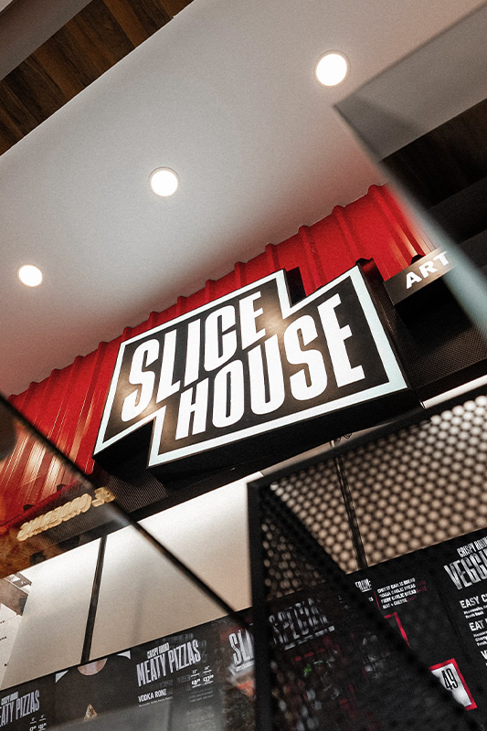 Slice House Sign