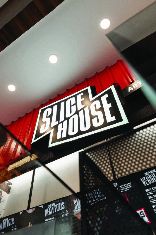 Slice House Sign